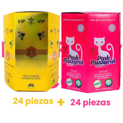 Royal Honey + Pink Pussycat · 48 sobres