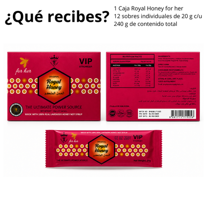 Royal Honey For Her · Caja 12 sobres