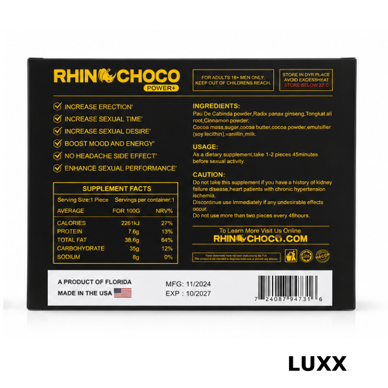 CHOCOLATE RHINO 12 Piezas