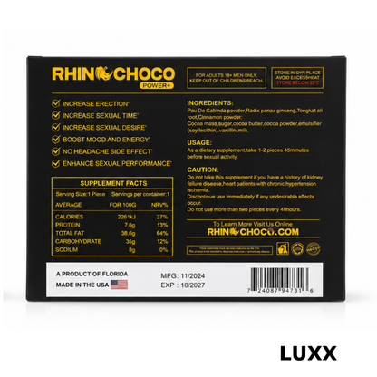 CHOCOLATE RHINO 12 Piezas