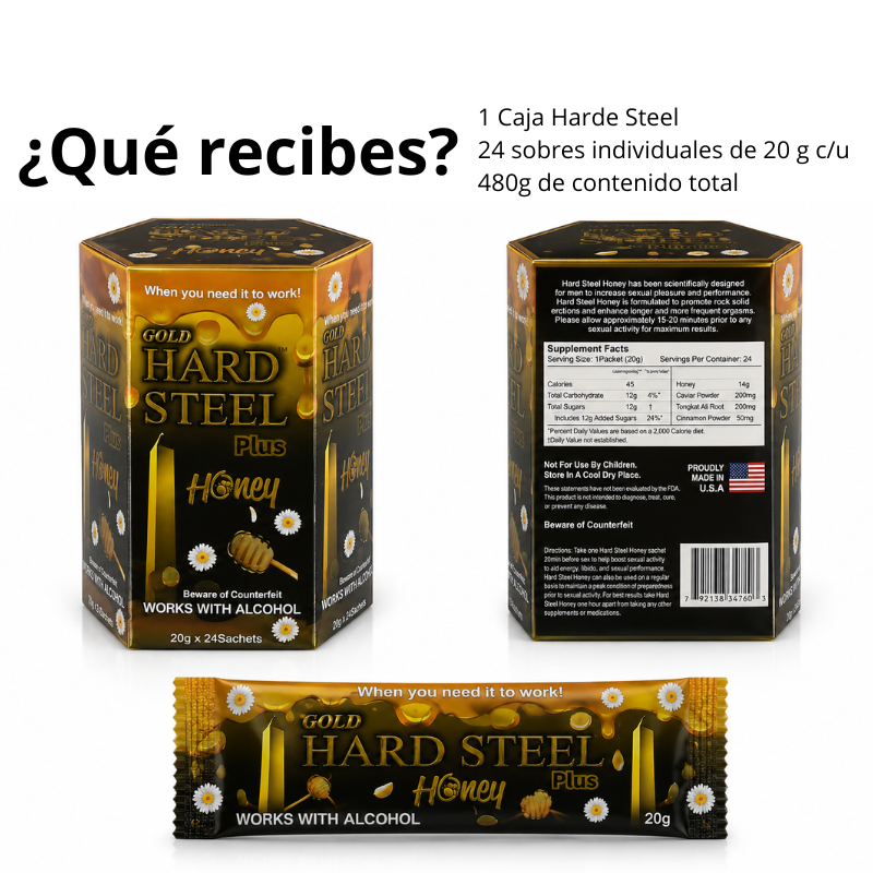 Hard Steel · Caja 24 sobres