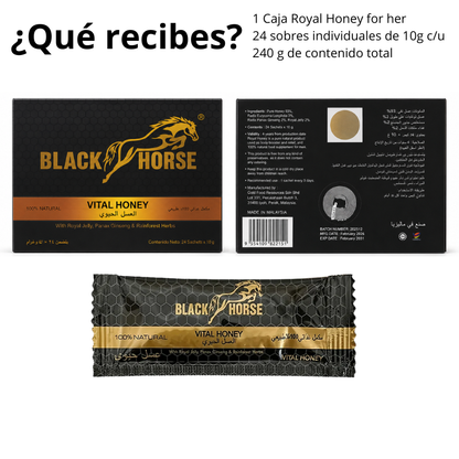 Black Horse · Caja 24 sobres