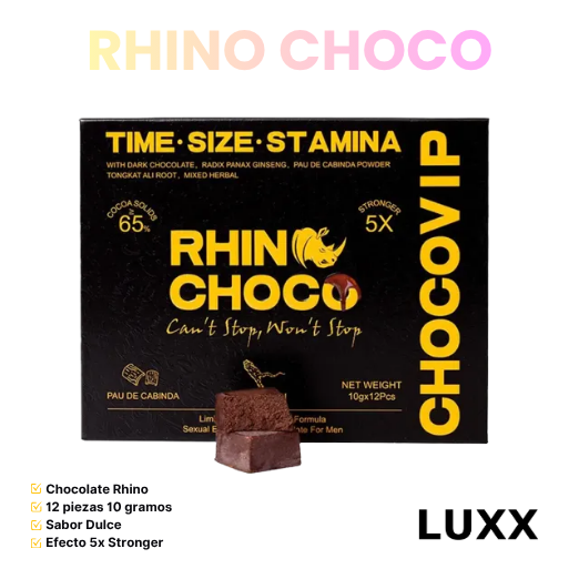 CHOCOLATE RHINO 12 Piezas