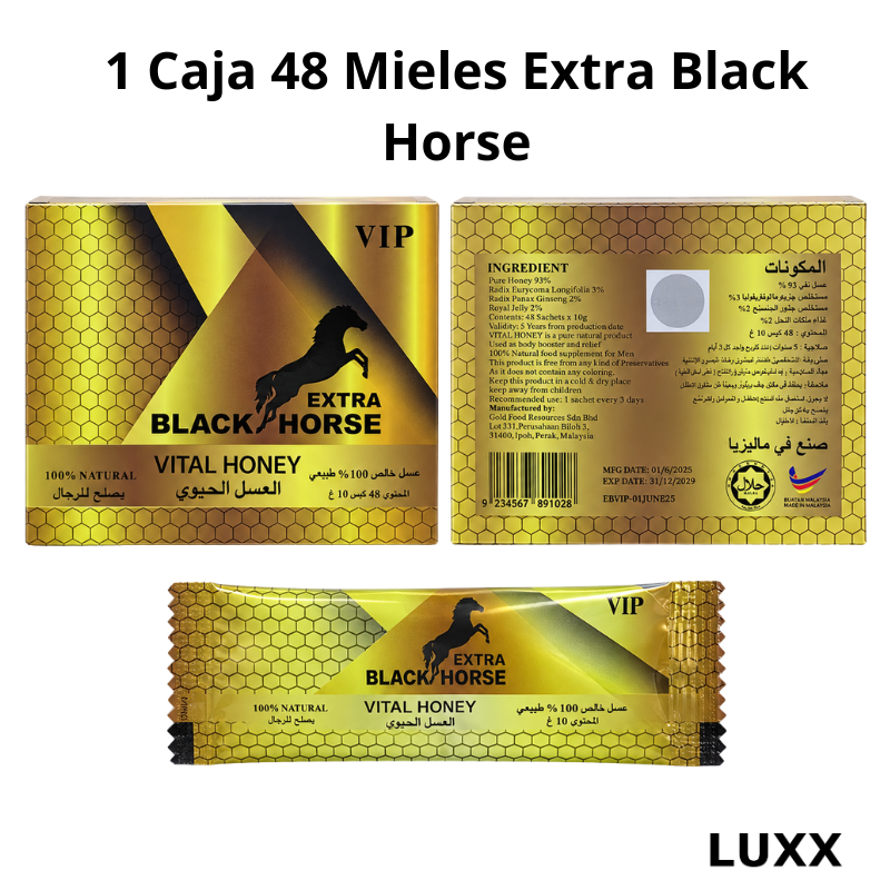 Extra Black Horse 48 pz