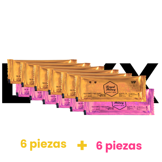 (2x1) 6 Royal + 6 Pink