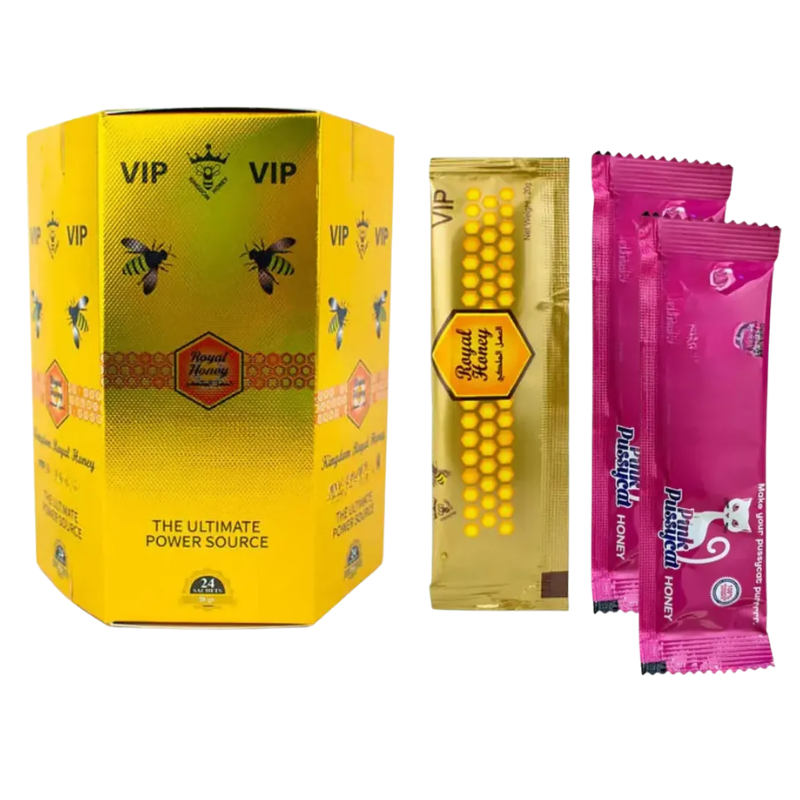 Royal Honey VIP · Caja 24 sobres + 2 Regalos