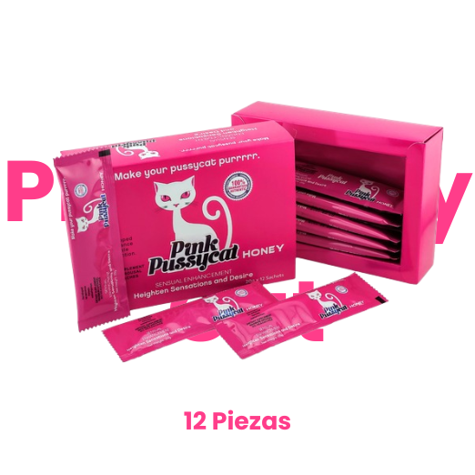 Caja 12 Piezas Pink Pussy Cat