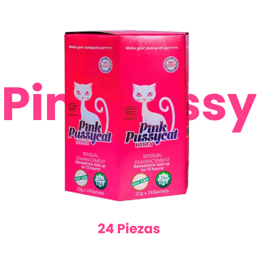 Caja 24 Piezas Pink Pussy Cat